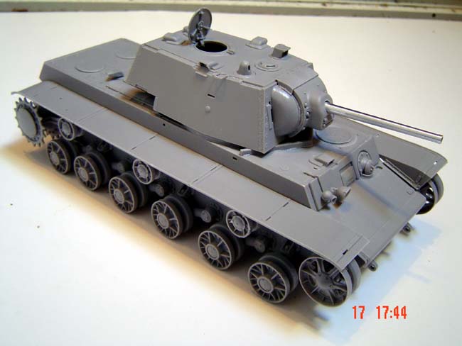 Rubio J tank char KV1 1942 heavy cast turret Trumpeter Trumpeter Maquette model 1/35 