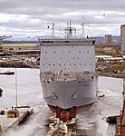 RFA Mounts Bay was launched on 9 April 2004 from BAE Systems' Govan yard.
