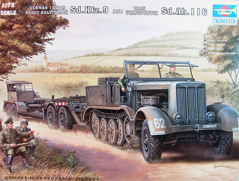 Armorama :: Trumpeter 1:72 SdKfz.9 and Sd.Ah.116 Review