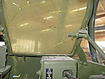 Gunner's view through armored glass